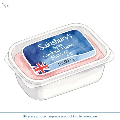 Sainsbury's British Cooked Ham Slices x10 115g