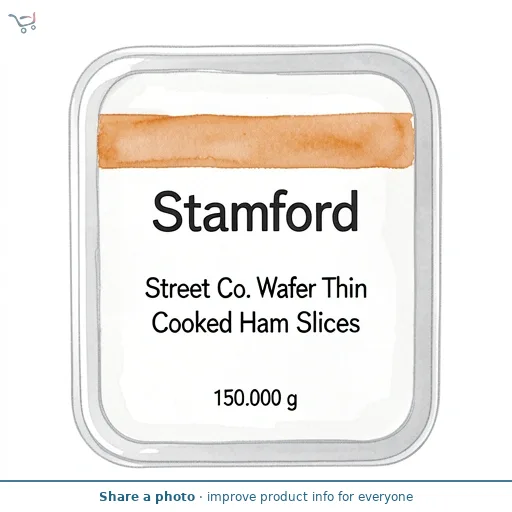 Stamford Street Co. Wafer Thin Cooked Ham Slices 150g