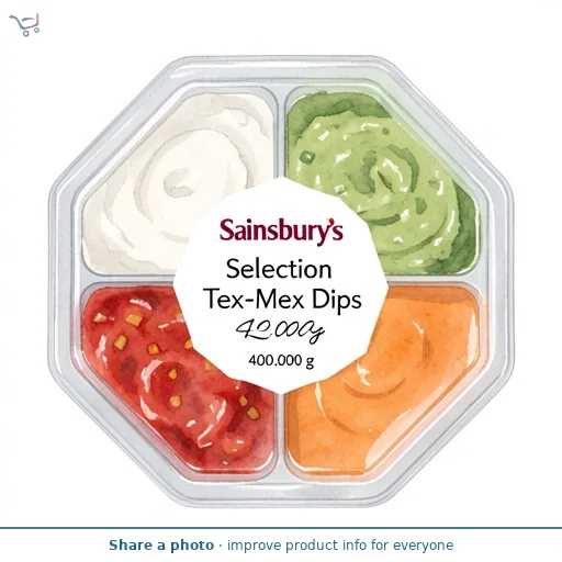 Sainsbury's Selection Tex-Mex Dips 400g