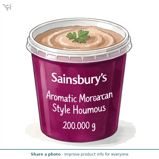 Sainsbury's Aromatic Moroccan Style Houmous 200g