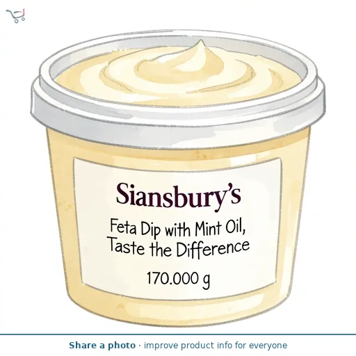 Sainsbury's Feta Dip with Mint Oil, Taste the Difference 170g