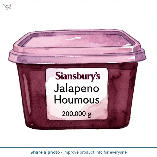 Sainsbury's Jalapeno Houmous 200g