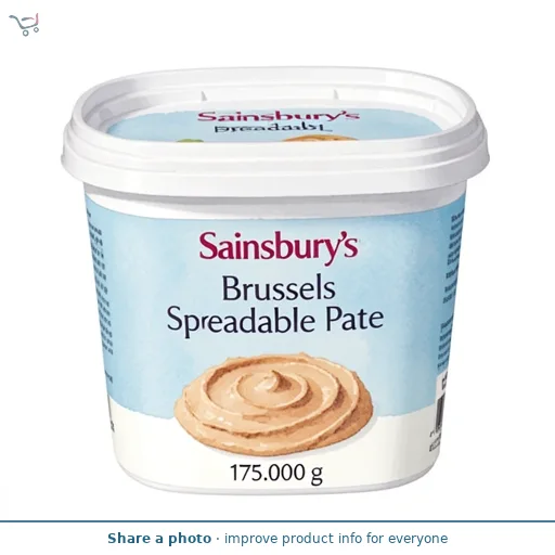 Sainsbury's Brussels Spreadable Pate 175g
