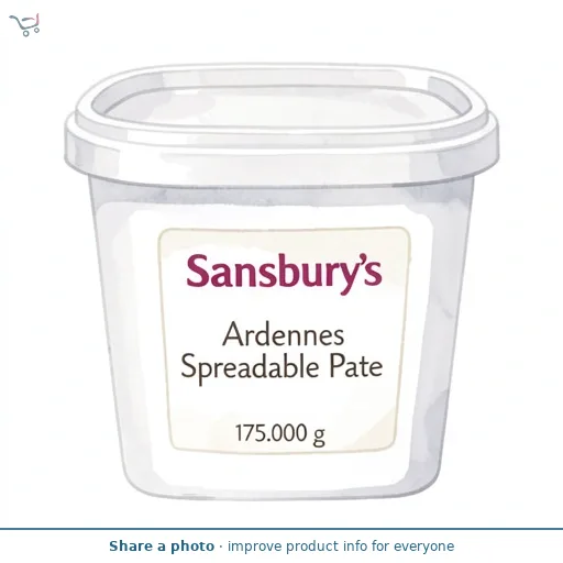 Sainsbury's Ardennes Spreadable Pate 175g
