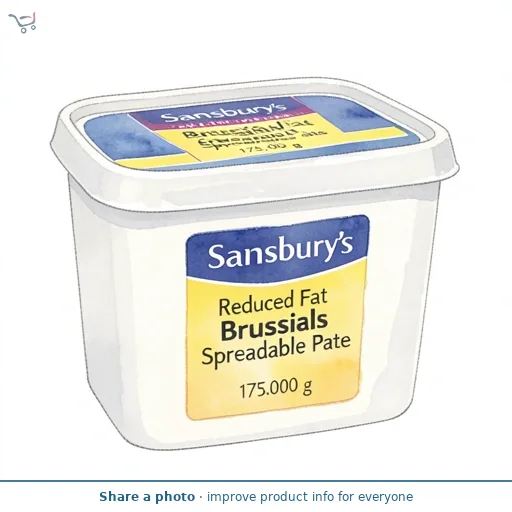 Sainsbury's Reduced Fat Brussels Spreadable Pate 175g