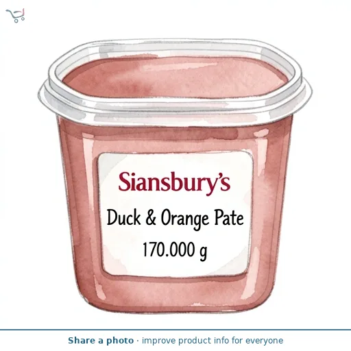 Sainsbury's Duck & Orange Pate 170g