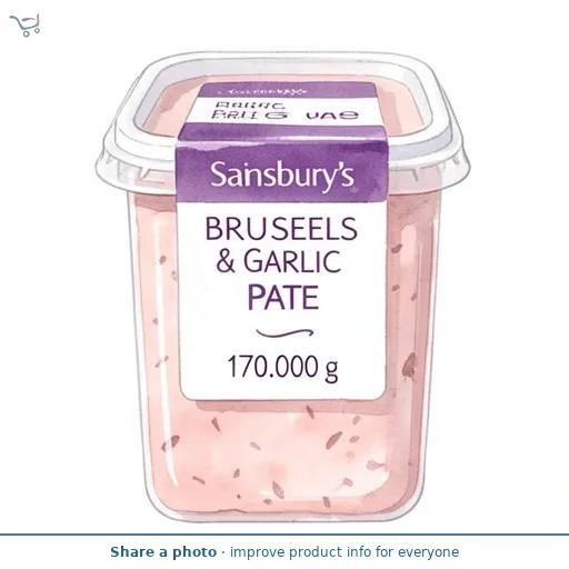 Sainsbury's Brussels & Garlic Pate 170g
