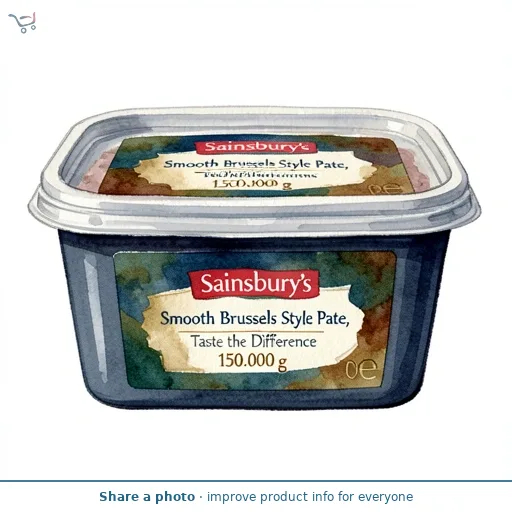 Sainsbury's Smooth Brussels Style Pate, Taste the Difference 150g