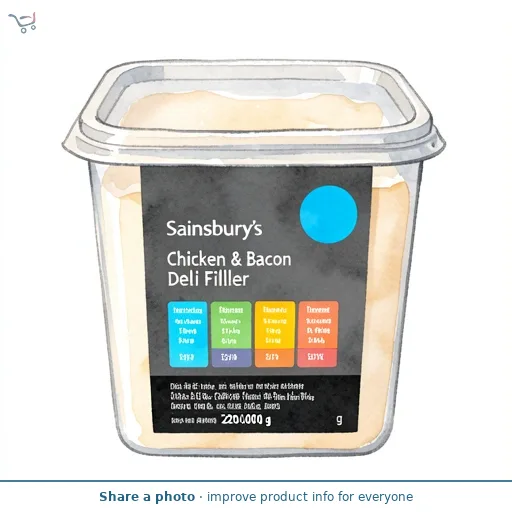 Sainsbury's Chicken & Bacon Deli Filler 220g
