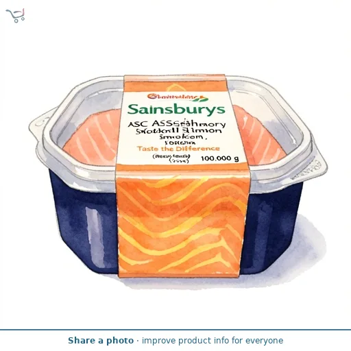 Sainsbury's ASC Scottish Hickory Wood Smoked Salmon, Taste the Difference 100g (Ready To Eat)