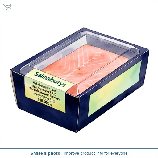 Sainsbury's Hebridean Kiln Dried Thick Sliced ASC Scottish Smoked Salmon, Taste the Difference 100g (Ready to Eat)