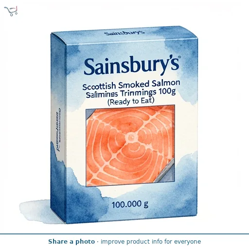 Sainsbury's Scottish Smoked Salmon Trimmings 100g (Ready to Eat)