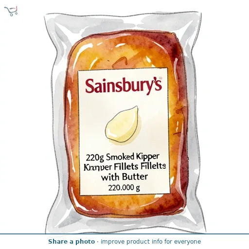 Sainsbury's 220g Smoked Kipper Fillets with Butter
