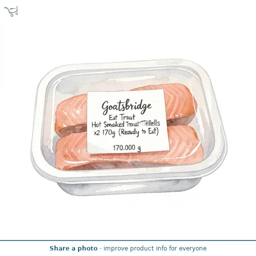 Goatsbridge Eat Trout Hot Smoked Trout Fillets x2 170g (Ready to Eat)