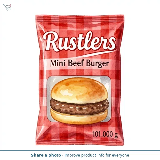 Rustlers Mini Beef Burger 101g