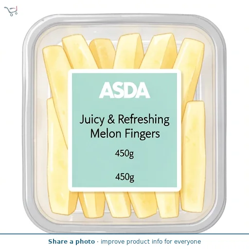 ASDA Juicy & Refreshing Melon Fingers 450g