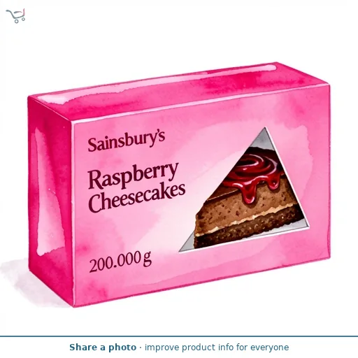 Sainsbury's Raspberry Cheesecakes 2x100g