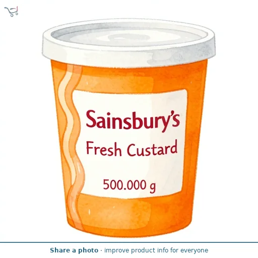 Sainsbury's Fresh Custard 500g
