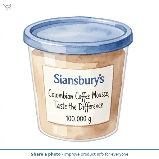 Sainsbury's Colombian Coffee Mousse, Taste the Difference 100g