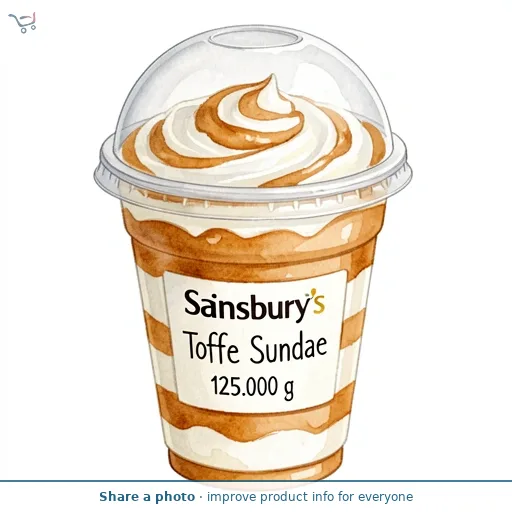 Sainsbury's Toffee Sundae 125g