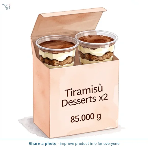 Sainsbury's Tiramisù Desserts x2 85g