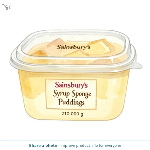 Sainsbury's Syrup Sponge Puddings 2 x 105g
