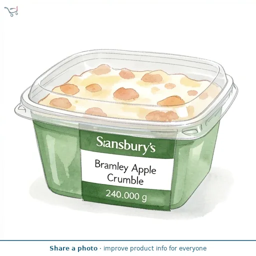 Sainsbury's Bramley Apple Crumble 2x120g