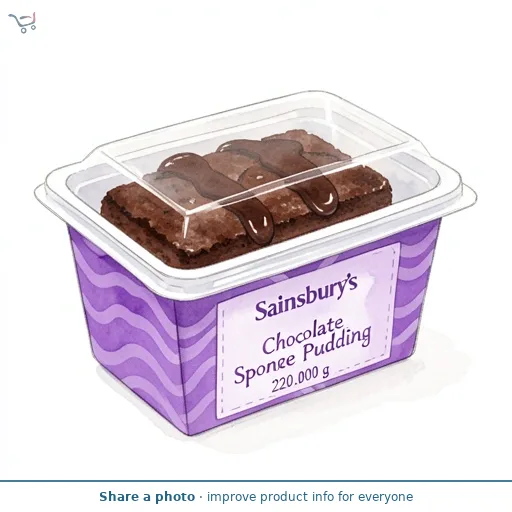 Sainsbury's Chocolate Sponge Pudding 2x110g
