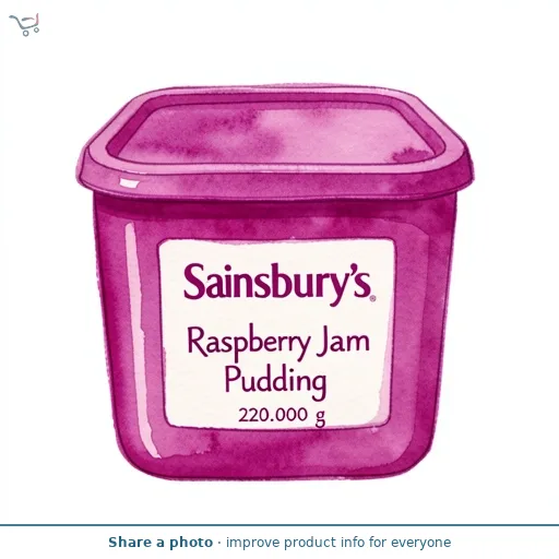 Sainsbury's Raspberry Jam Pudding 2x110g