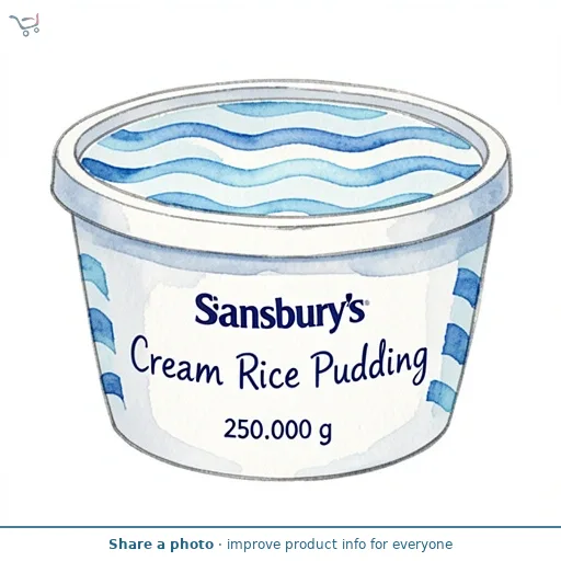 Sainsbury's Cream Rice Pudding 2x125g