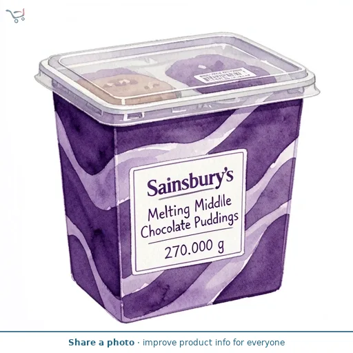 Sainsbury's Melting Middle Chocolate Puddings 2x135g