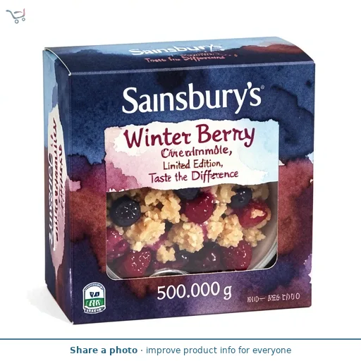 Sainsbury's Winter Berry Crumble, Limited Edition, Taste the Difference 500g