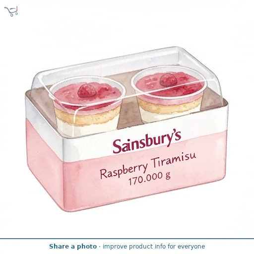 Sainsbury's Raspberry Tiramisu 2x85g