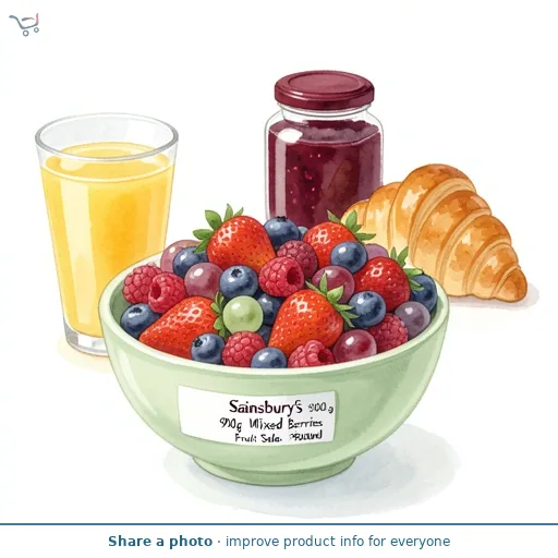 Sainsbury's 900g Mixed Berries Fruit Salad Bowl