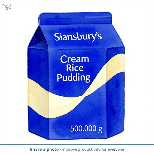Sainsbury's Cream Rice Pudding 500g