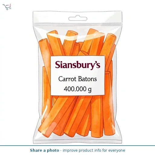 Sainsbury's Carrot Batons 400g