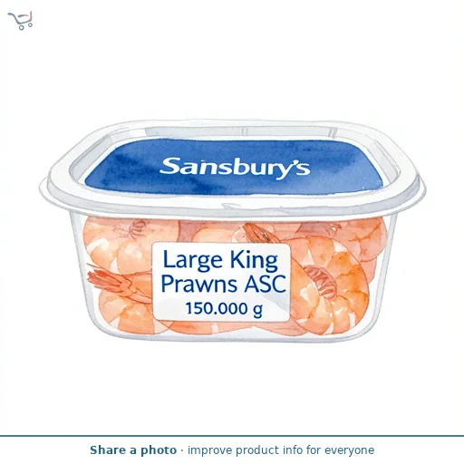 Sainsbury's Large King Prawns ASC 150g