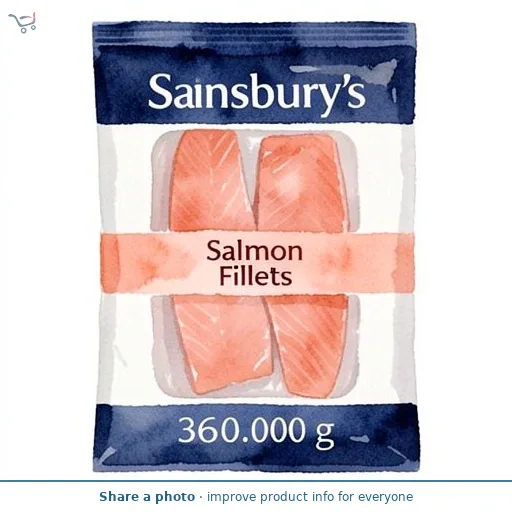 Sainsbury's Salmon Fillets 360g