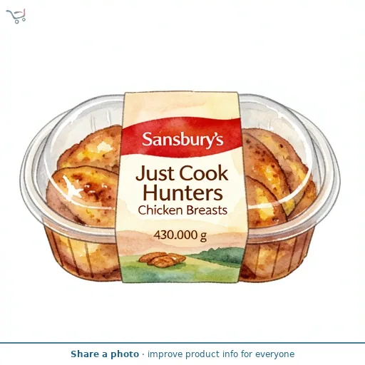 Sainsbury's Just Cook Hunters Chicken Breasts 430g