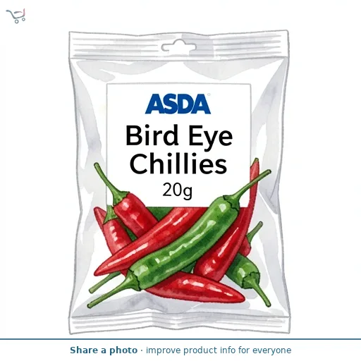 ASDA Bird Eye Chillies 20g