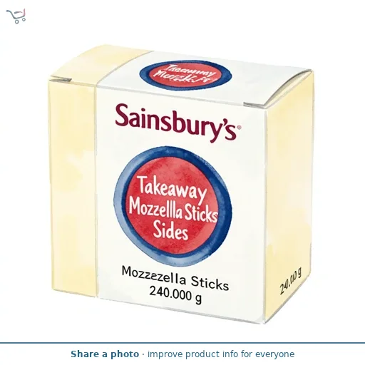 Sainsbury's Takeaway Mozzarella Sticks Sides 240g