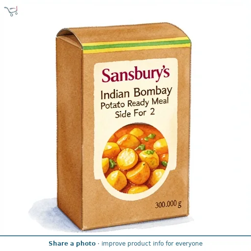 Sainsbury's Indian Bombay Potato Ready Meal Side For 2 300g