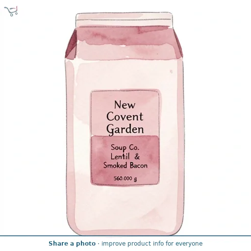 New Covent Garden Soup Co. Lentil & Smoked Bacon 560g
