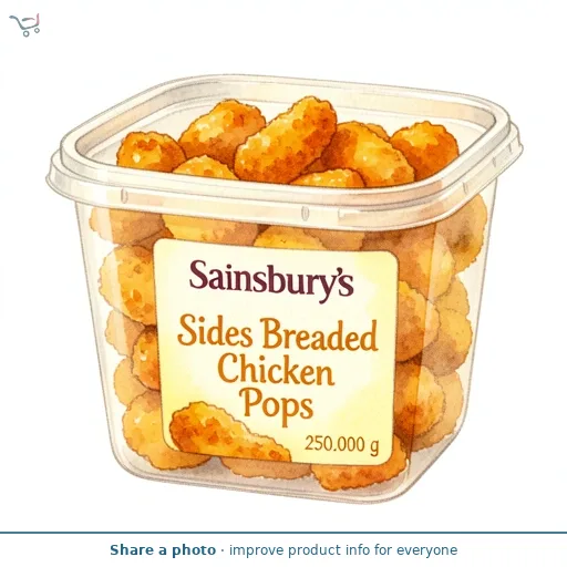 Sainsbury's Sides Breaded Chicken Pops 250g