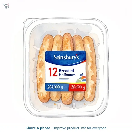 Sainsbury's 12 Breaded Halloumi Fries 204g