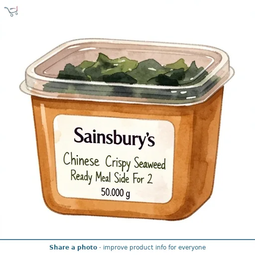 Sainsbury's Chinese Crispy Seaweed Ready Meal Side For 2 50g