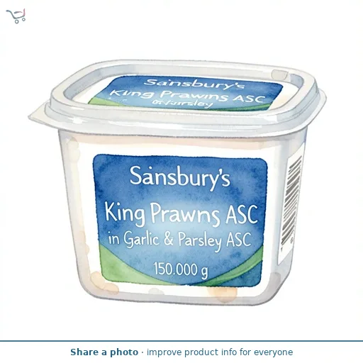 Sainsbury's King Prawns ASC in Garlic & Parsley ASC 150g