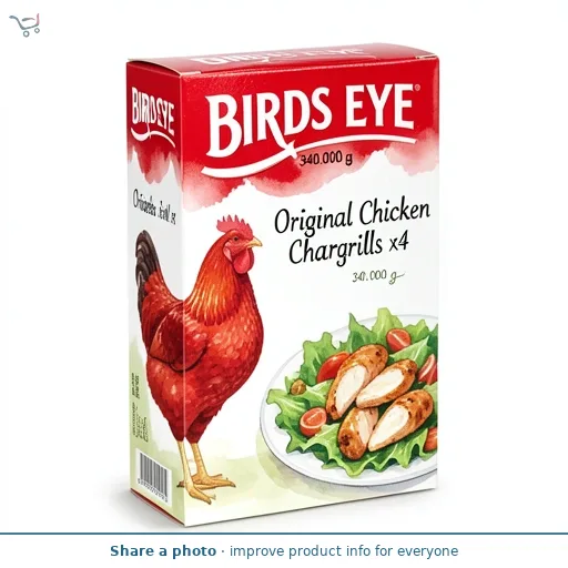 Birds Eye Original Chicken Chargrills x4 340g