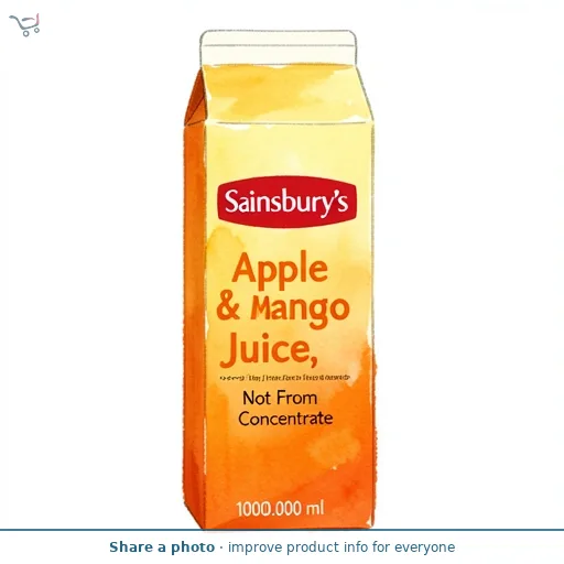 Sainsbury's Apple & Mango Juice, Not From Concentrate 1L