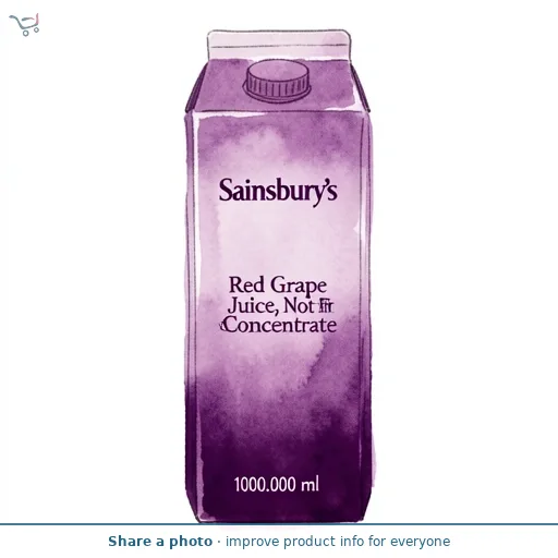 Sainsbury's Red Grape Juice, Not From Concentrate 1L